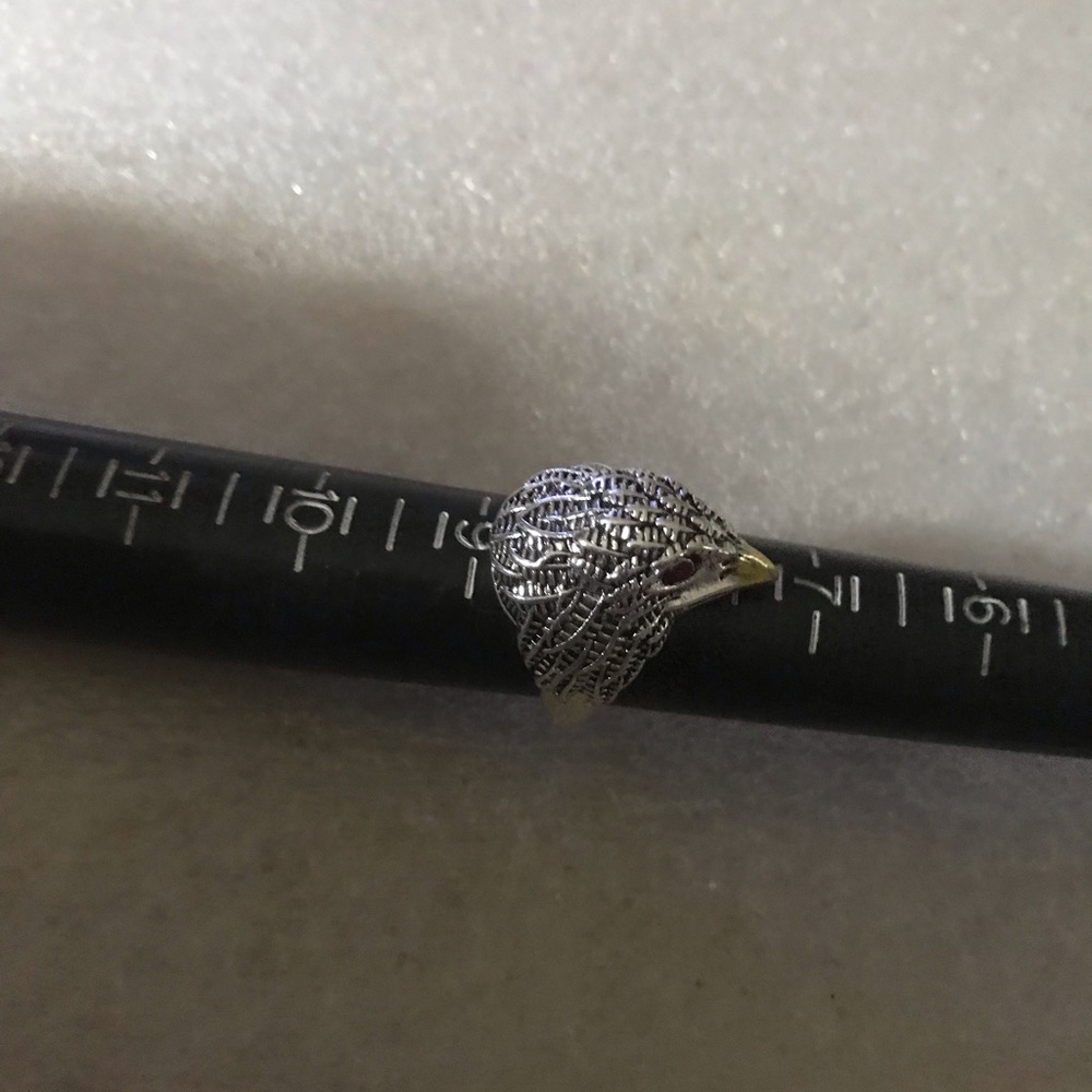 Silver and Gold Reptile Accent Ring -